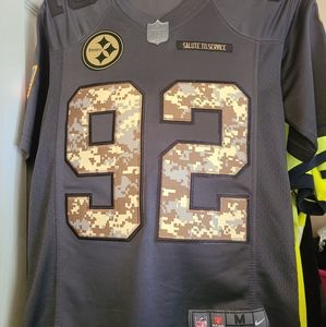 James Harrison Steelers Salute to Service; Youth M